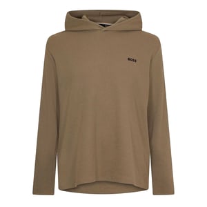 Boss - Hoodie zum Überziehen für Herren, Waffelstrick (Braun)