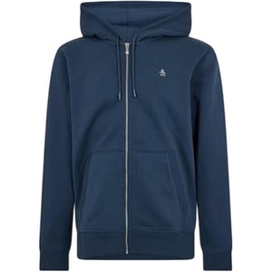 Original Penguin - Hoodie mit durchgehendem Reißverschluss für Herren, Baumwolle, Langärmlig (warmes Blau)