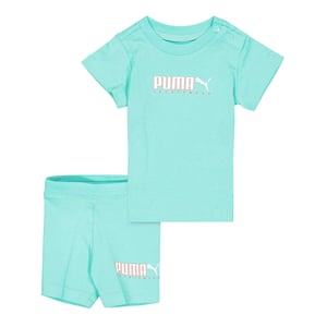 Puma - Ober- und Unterteil-Set-Set für Kinder, Baumwolle (Aquatic-Blau)