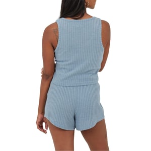 Brave Soul - Loungewear Set für Damen, gerippt (Blau)