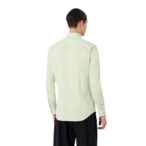 Emporio Armani EA7 - Hemd für Herren, Leinen (Grün)