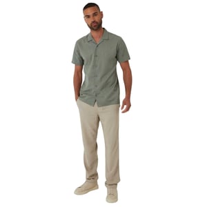 Threadbare - "Maples" Hemd für Herren, Regulär (Braungrau)