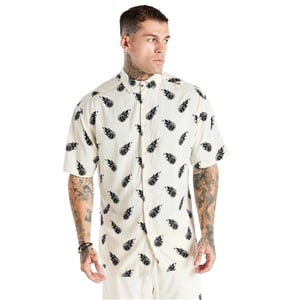 SikSilk - "Space Jam" Hemd für Herren (Ecru)