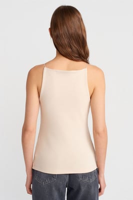 Slim-Fit Halterneck Jerseytop