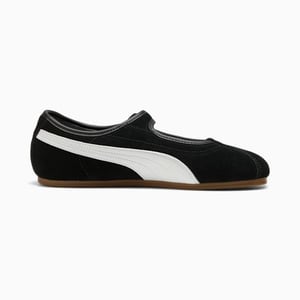 Puma Tacklette Wildleder Damen Schwarz/Weiß Trainer