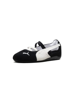 Puma Speedcat Ballet SD Wildleder Damen Schwarz/Weiß Schuhe