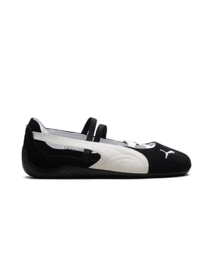 Puma Speedcat Ballet SD Wildleder Damen Schwarz/Weiß Schuhe