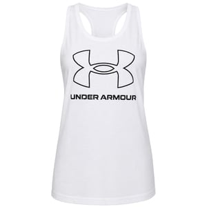 Under Armour Sportstyle Logo Damen Weste Weiß