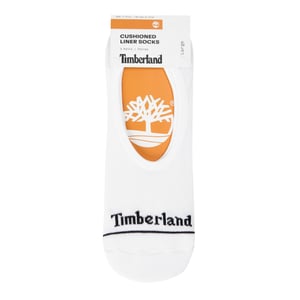 Timberland - Liner Socken für Herren, Baumwollmischung (3er-Pack) (Weiß)