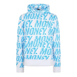 Money - "Zoom Block" Kapuzenpullover für Herren (Blau)
