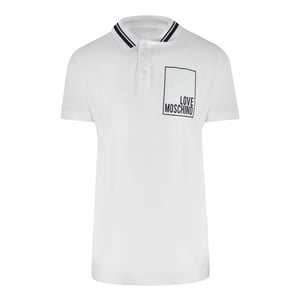 Love Moschino - Poloshirt für Herren, Baumwolle (Weiß)