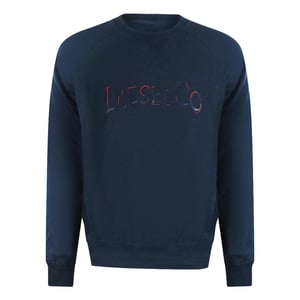 Diesel - "Total Eclipse" Sweatshirt für Herren, Raglanärmel (Blau)