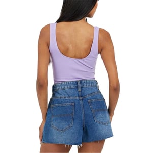 Brave Soul - Bodysuit für Damen, Zum Schnüren (Veilchen)