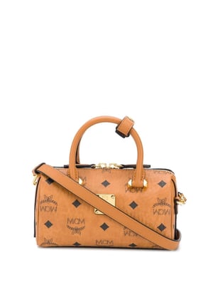 Mini-Boston-Tasche mit Visetos-Monogramm