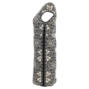 Alexander McQueen bedrucktes Minikleid aus mehrfarbiger Wolle
