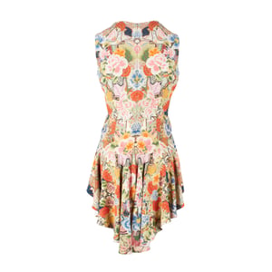 Alexander McQueen Floral Kaleidoscope Peplum Top - 2010er Jahre