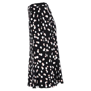 Altuzarra Polka Dot Midirock aus schwarzer Viskose