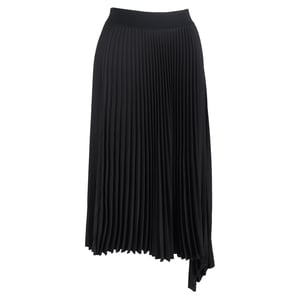 Joseph Faltenrock, asymmetrisch, Midi, aus schwarzem Polyester
