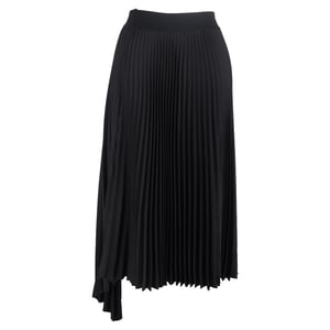 Joseph Faltenrock, asymmetrisch, Midi, aus schwarzem Polyester