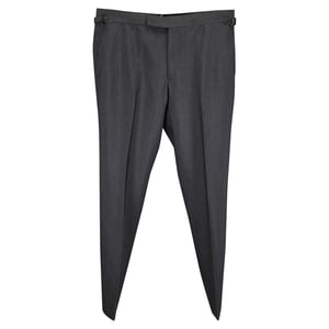 Tom Ford Shelton Anzughose aus grauer Wolle