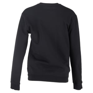 MCQ Velvet Logo Pullover aus schwarzer Baumwolle