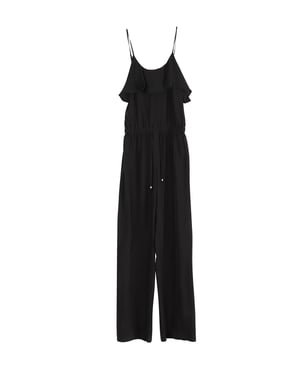 Ärmelloser Jumpsuit von Michael Kors aus schwarzem Polyester