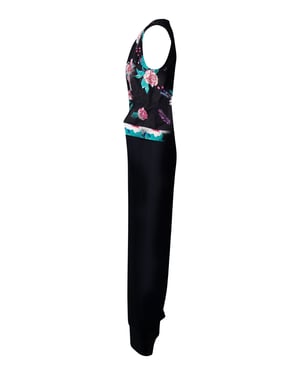 Diane von Furstenberg Vivian Jumpsuit aus schwarzem Triacetat