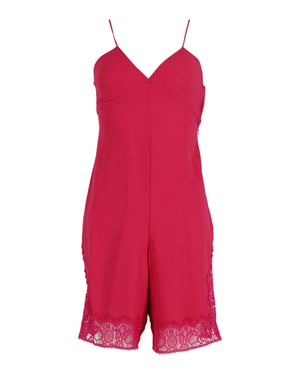 Maje Isadora Strampler aus rosa Polyester