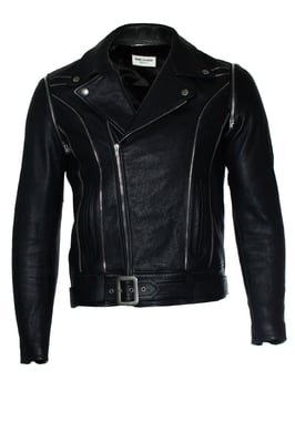 Saint Laurent, Lederjacke mit mehreren Reißverschlüssen, Modelljahr 2015