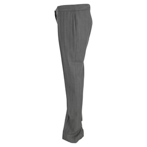 Alexander McQueen Hose mit geradem Bein aus grauer Wolle
