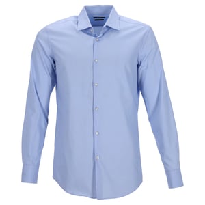 Boss Hugo Boss – Slim Fit-Hemd aus hellblauer Baumwolle