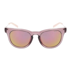 Nike - "Trend" Oval-Sonnenbrille (Braungrau/Fuchsie)
