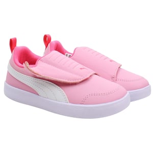 Puma Courtflex v2 Gepolsterte V Kinder Pink Sneaker