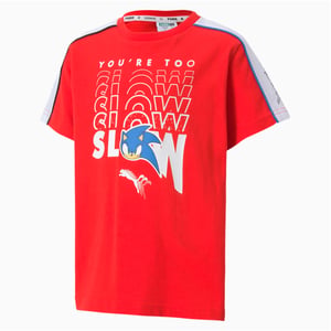 Puma x Sega Kinder Rotes T-Shirt