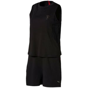 Puma x Scuderia Ferrari Damen Schwarz Jumpsuit
