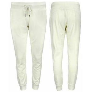 Puma x Rihanna Fenty Velours Damen weiße Jogginghose