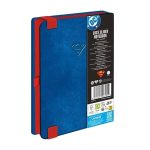 DC Comics - "Luxe" Superman-Notizbuch (Blau/Rot)