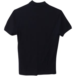 Gucci Poloshirt mit Web Crest Logo aus schwarzer Baumwolle