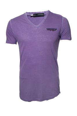 Dsquared2, V-Ausschnitt-T-Shirt mit Logo