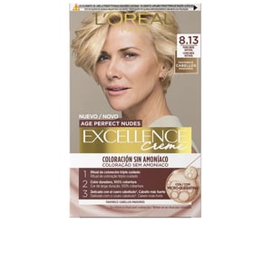 Excellence Creme Ammoniakfreie Haarfarbe Mit Mikrokeratin #8.13-beige Blond 1 Einheit