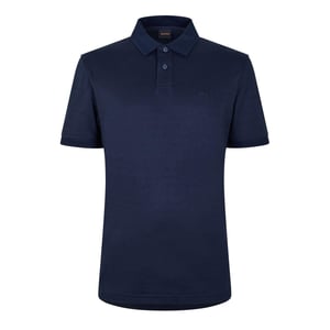 Boss - Poloshirt für Herren, Verriegelung, kurzärmlig (Dunkelblau)