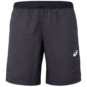 Asics 7-Zoll Herren schwarze Tennisshorts