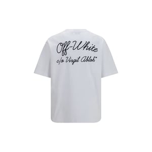 Off-White Weißes Baumwoll-T-Shirt