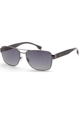 Hugo Boss Herren 60mm Schwarze Dunkelruthenium Sonnenbrille BOSS1441OS-0ANS-WJ