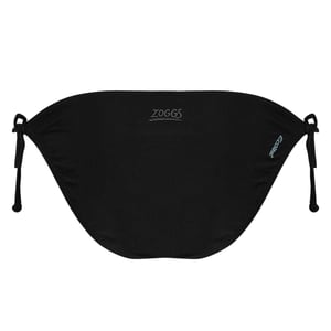 Zoggs - Bikinihöschen für Damen, Seitlich gebunden (Schwarz)