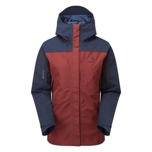 Damen wasserdichte GORE-TEX Hüttenjacke mit Kapuze Regenjacke mit Taschen