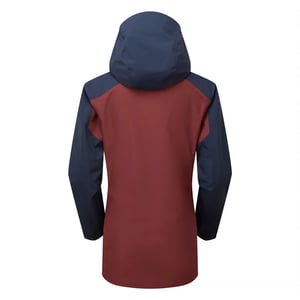 Damen wasserdichte GORE-TEX Hüttenjacke mit Kapuze Regenjacke mit Taschen