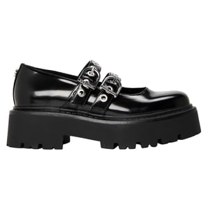 Steve Madden - "Overt" Mules für Damen, Aktion Leder (Schwarz)