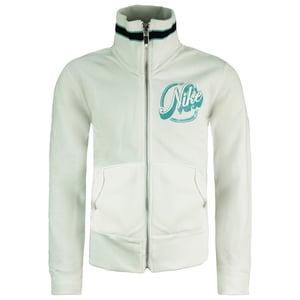 Nike Logo Kinder Weiße Track-Jacke