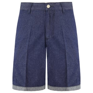 Armani Exchange Herren Marineblaue Denim-Shorts